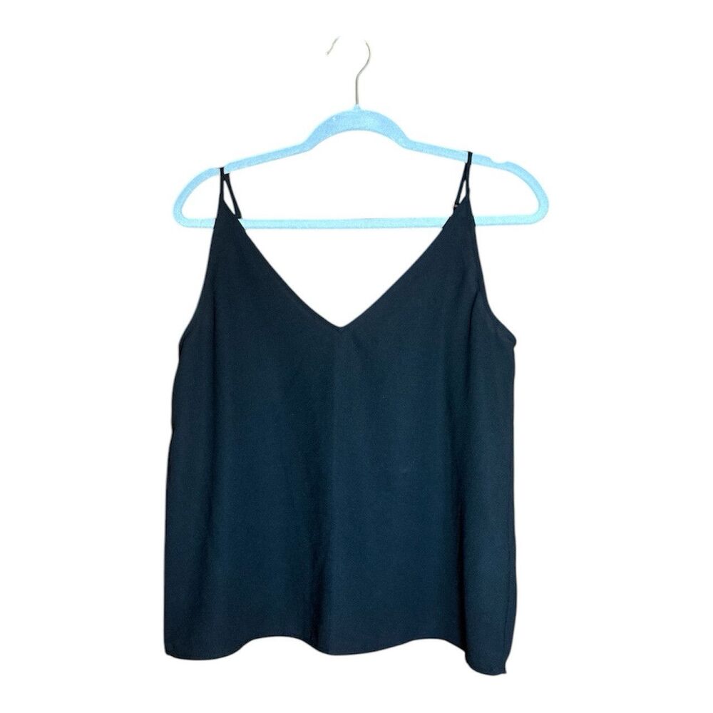 Abercrombie And Fitch Black V-Neck Cami Tank Medium